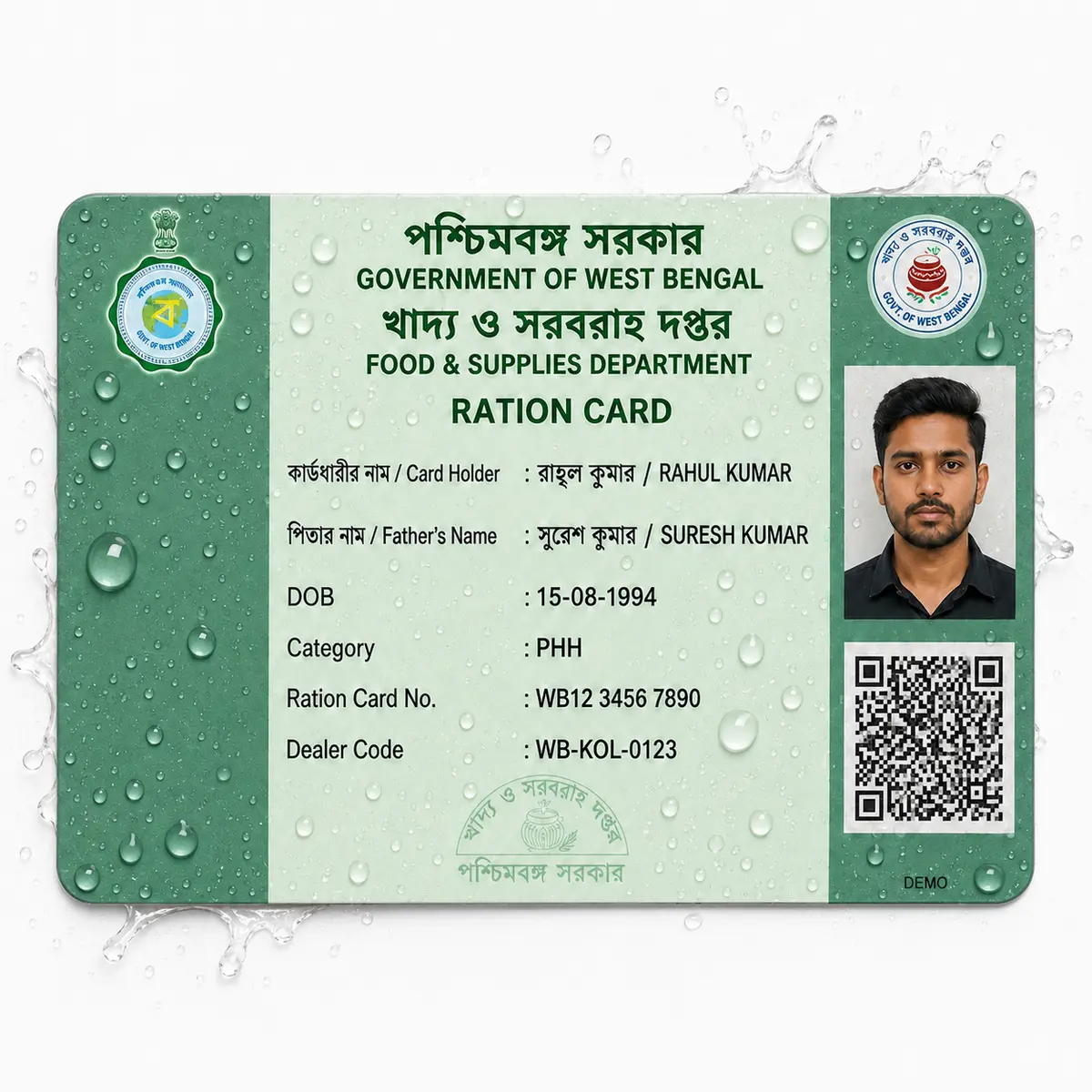 PVC Ration Card Print Online | Durable State Card - Image 4