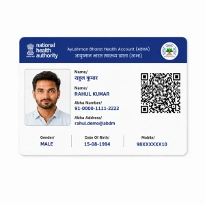 PVC ABHA Card Print Online | Ayushman Bharat Health ID