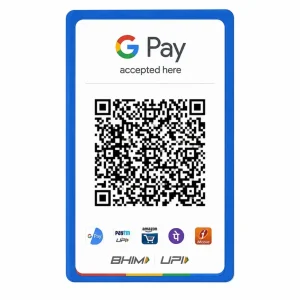 Google Pay QR PVC Card Print Online