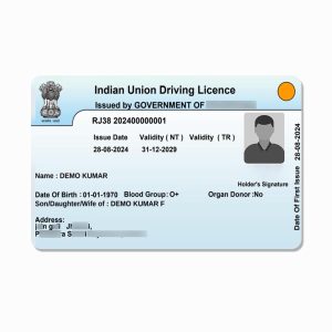 Driving License PVC Card Printing – Premium Quality, Double Sided, Waterproof & Durable