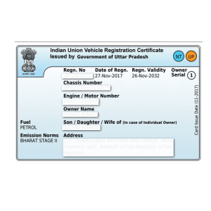 RC PVC Card Print (Vehicle Registration Certificate Print ) - Image 2 RC PVC Card Print (Vehicle Registration Certificate Print )